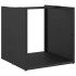 Leñero negro 40x40x40 cm Acero laminado en