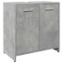Armario lavabo baño madera ingeniería gris hormigón 60x33x60