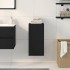 Armario de pared roble negro 32x20x67 cm madera de