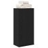 Armario de pared roble negro 32x20x67 cm madera de
