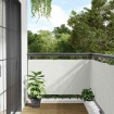 Pantalla de privacidad de balcón PVC blanco 700x120 cm