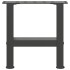 Patas de mesa de centro antracita 2uds acero 30x(30-31)