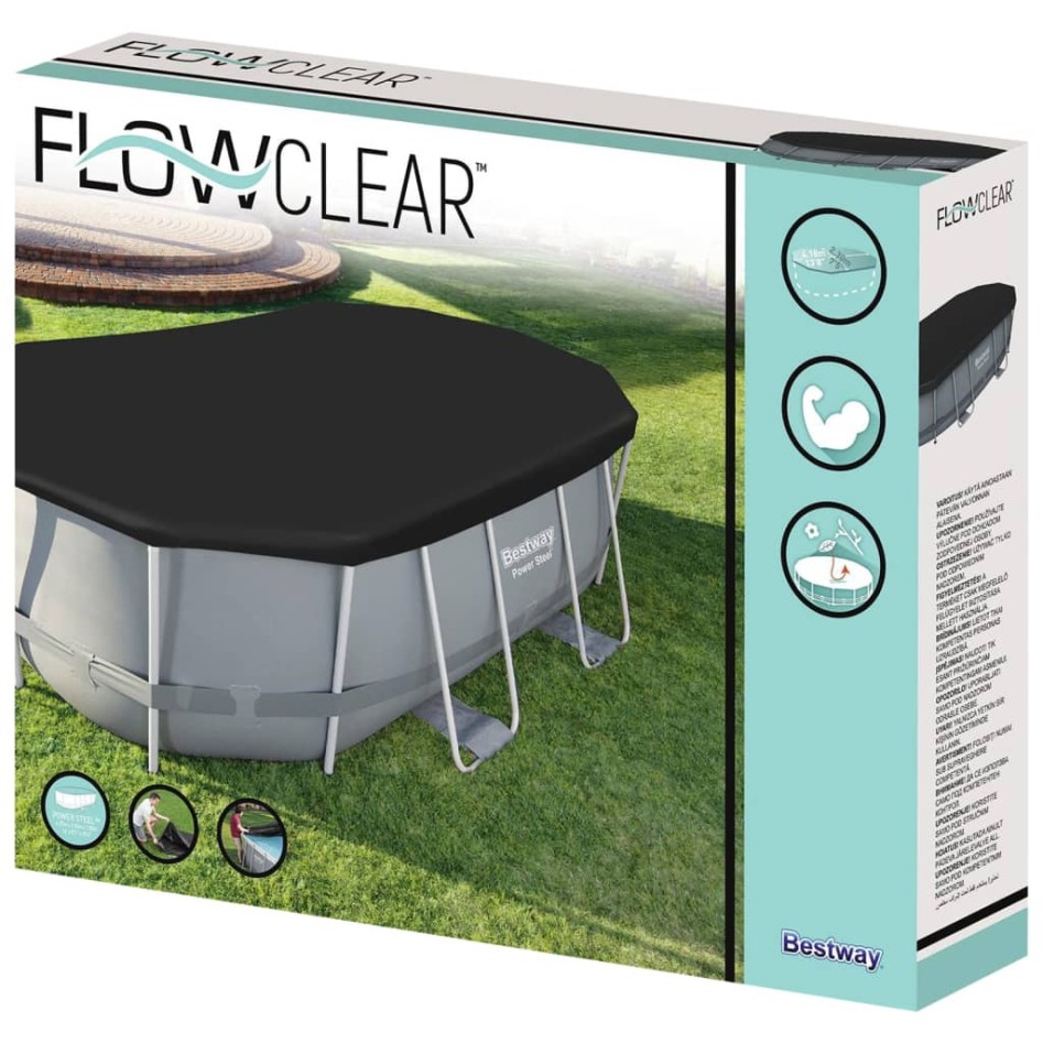 Bestway Cubierta para piscina Flowclear 418x230