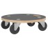 Soportes con ruedas 2 uds redondos Ø38x11,5