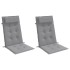 Cojines de silla con respaldo alto 2 uds tela Oxford