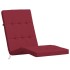 Cojines para tumbona 2 uds tela Oxford rojo