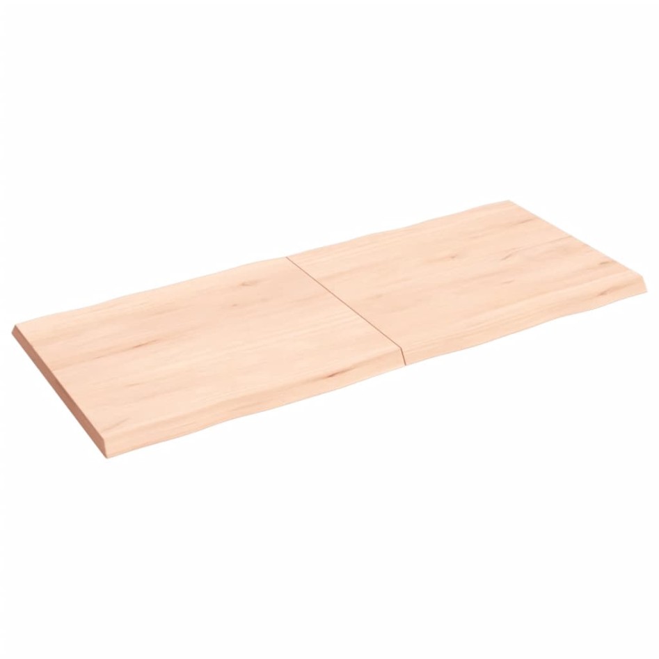 Tablero de mesa madera maciza borde natural 140x60x(2-4)