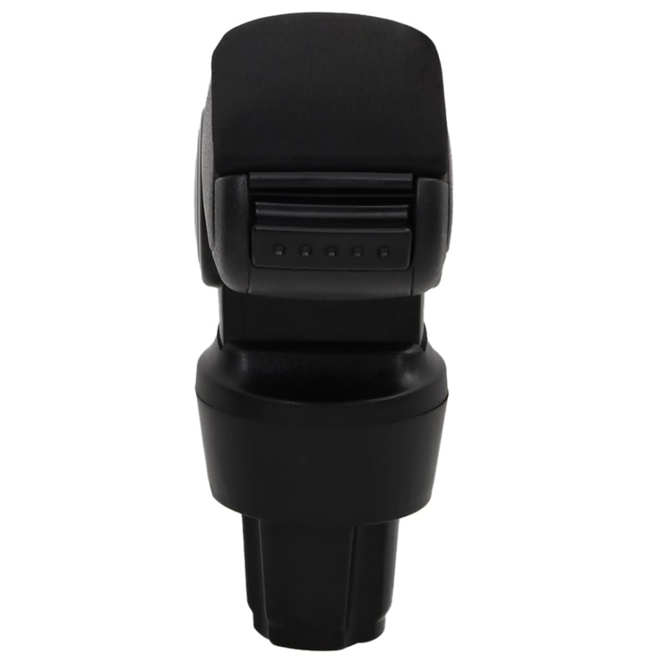 Reposabrazos para coche ABS negro 13x33x(33-49)