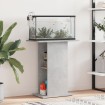 Soporte acuario madera ingeniería gris hormigón 60,5x36x72,5 cm