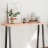 Tablero de mesa madera maciza borde natural 120x50x(2-6)
