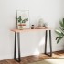 Tablero de mesa madera maciza borde natural 120x50x(2-6)