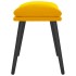 Reposapiés de terciopelo amarillo mostaza 45x29,5x35
