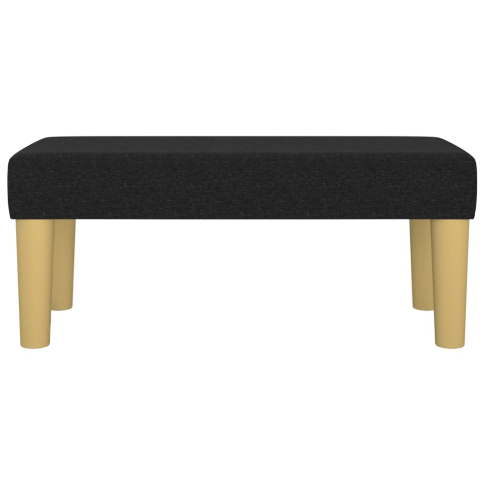 Banco de tela negro 70x30x30