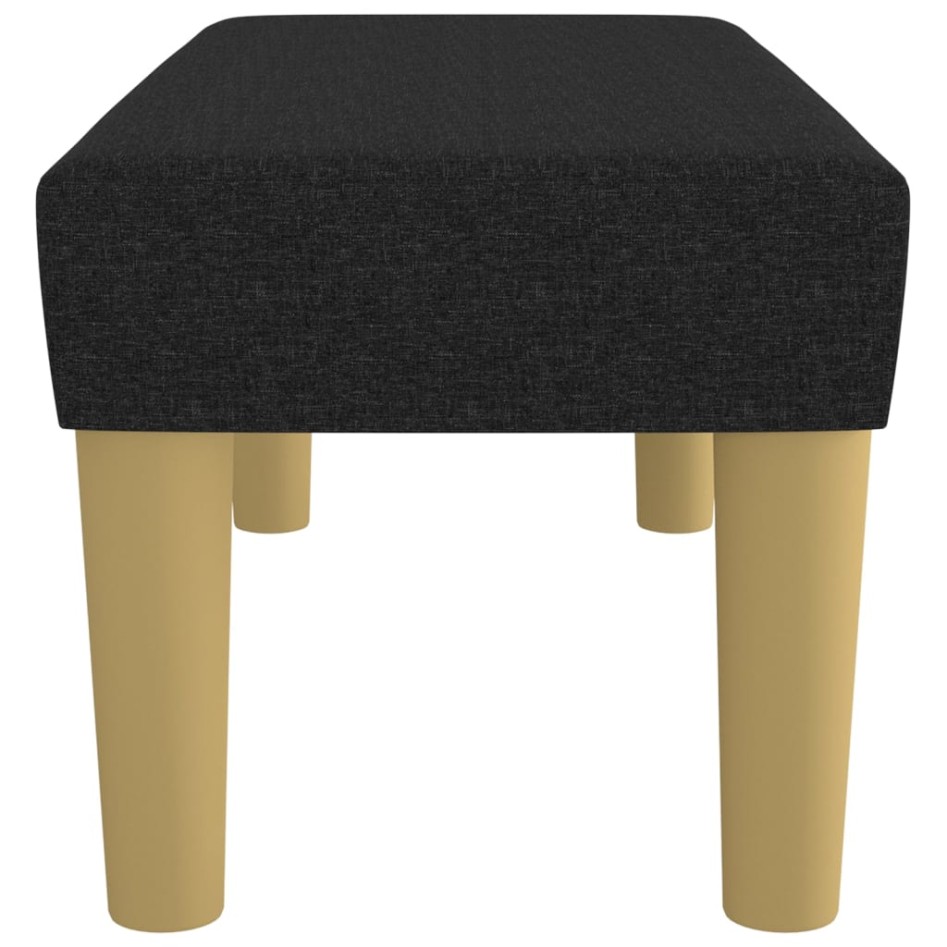 Banco de tela negro 70x30x30