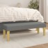 Banco de tela gris oscuro 100x30x30