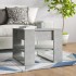 Mesa de centro madera de ingeniería gris hormigón 55,5x55x45