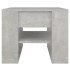 Mesa de centro madera de ingeniería gris hormigón 55,5x55x45