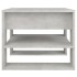 Mesa de centro madera de ingeniería gris hormigón 55,5x55x45