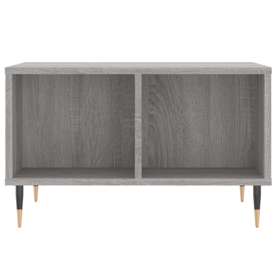 Mesa de centro madera contrachapada gris Sonoma 60x50x36,5