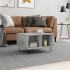 Mesa de centro madera contrachapada gris hormigón 60x50x36,5