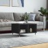 Mesa de centro madera contrachapada negro 60x50x36,5