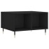 Mesa de centro madera contrachapada negro 60x50x36,5