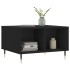 Mesa de centro madera contrachapada negro 60x50x36,5