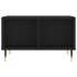 Mesa de centro madera contrachapada negro 60x50x36,5