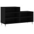 Mueble zapatero madera contrachapada negro 102x36x60