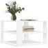 Mesa de centro madera de ingeniería blanco 59,5x59,5x40