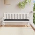 Cojín de banco de jardín tela Oxford gris antracita 180x50x3