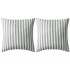 Cojines para exterior a rayas 45x45 cm gris 2