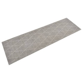 Alfombra de cocina lavable terciopelo dibujo rombos 60x180
