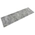 Alfombra de cocina lavable terciopelo aspecto hormigón