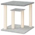 Postes rascadores para gatos con plataformas gris claro 50
