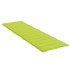 Cojín de tumbona de tela Oxford verde claro 200x60x3