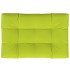 Cojín para sofá de palets de tela verde claro 120x80x12