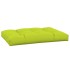 Cojín para sofá de palets de tela verde claro 120x80x12