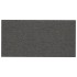 Paneles de pared 12 uds tela gris oscuro 30x15 cm 0,54