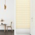 Paneles de pared 12 uds cuero sintético crema 90x15 cm 1,62