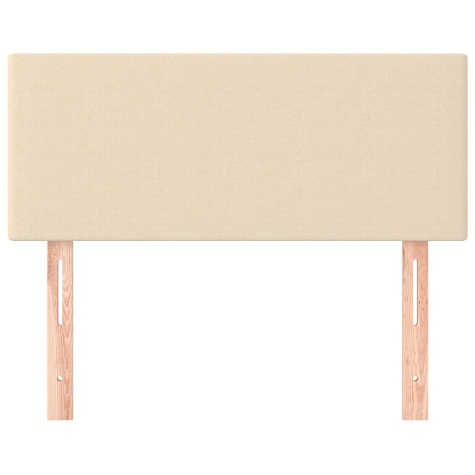 Cabecero de tela color crema 100x5x78/88