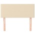 Cabecero de tela color crema 80x5x78/88