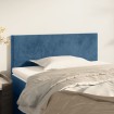 Cabecero de terciopelo azul oscuro 90x5x78/88 cm