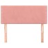 Cabecero de terciopelo rosa 100x5x78/88