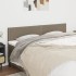 Cabeceros 2 unidades de tela gris taupe 90x5x78/88