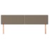 Cabeceros 2 unidades de tela gris taupe 90x5x78/88