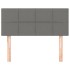 Cabecero de tela gris oscuro 90x5x78/88