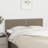 Cabeceros 2 unidades tela gris taupe 72x5x78/88