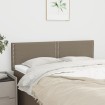 Cabeceros 2 unidades tela gris taupe 72x5x78/88 cm