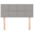 Cabecero de tela gris claro 80x5x78/88